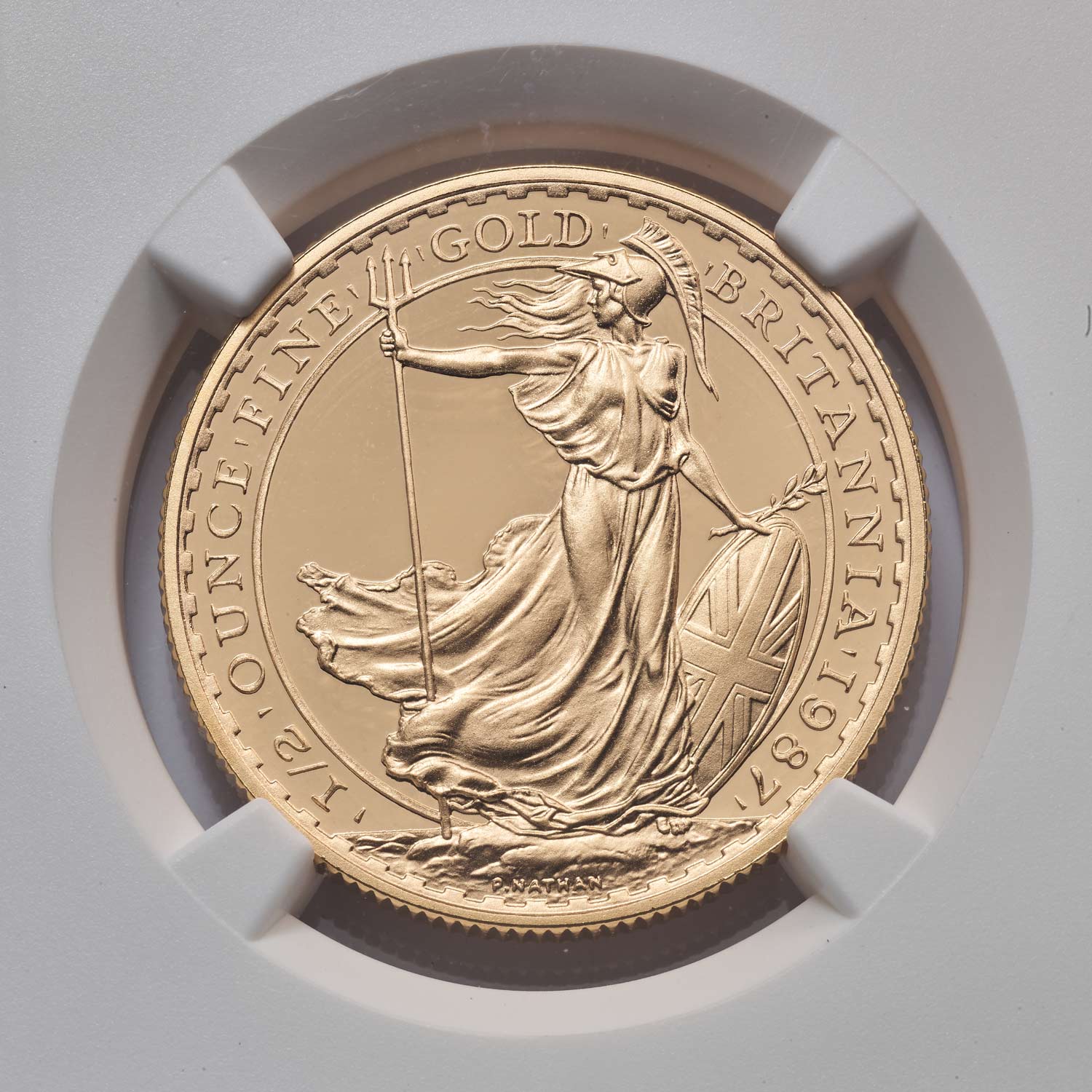 1987 Elizabeth II Britannia Gold Proof Fifty Pounds | The Royal Mint