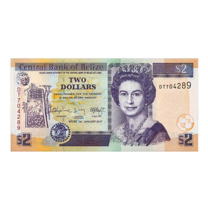 Queen Elizabeth II Belize $2