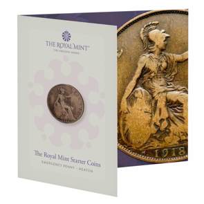 The Royal Mint Starter Coins: Emergency Penny - Heaton