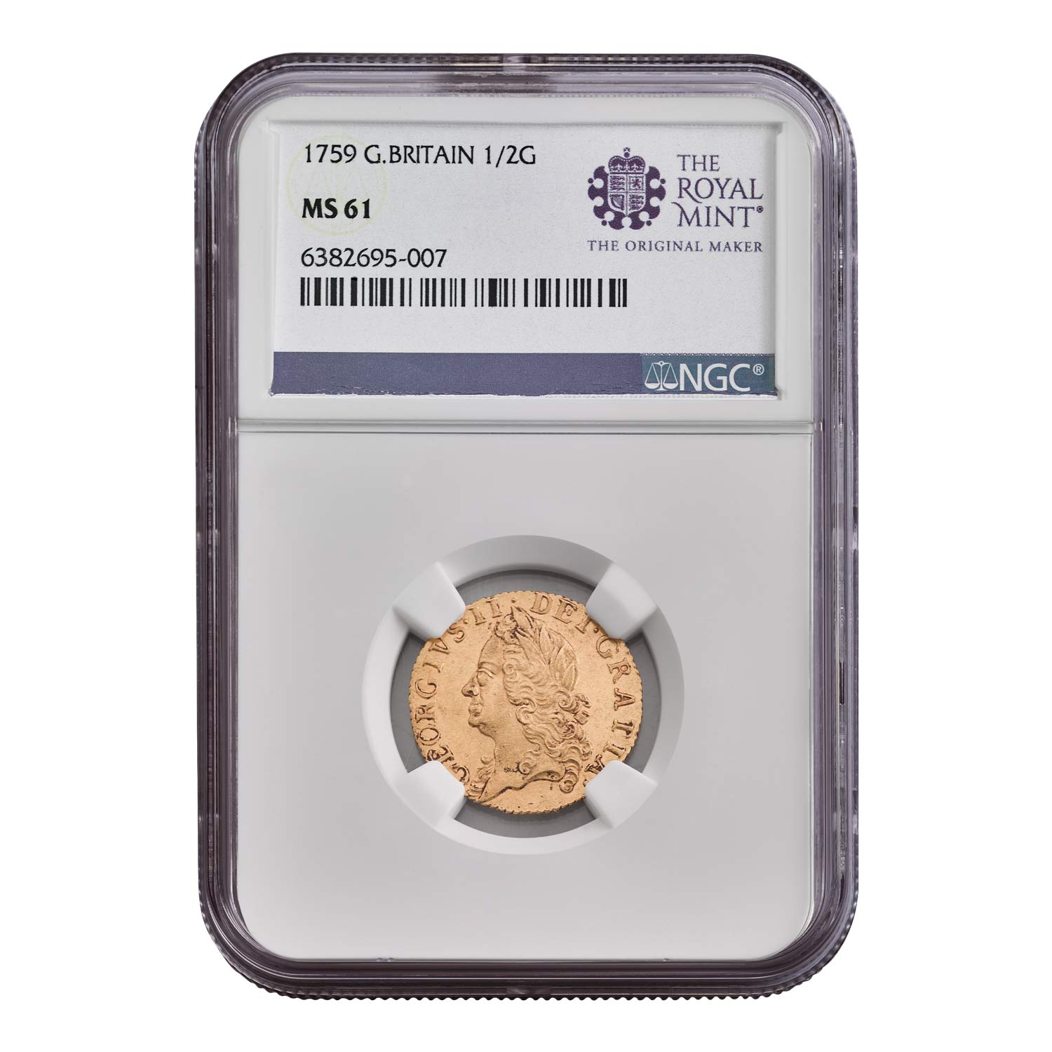 1759 George II Gold Half Guinea | The Royal Mint