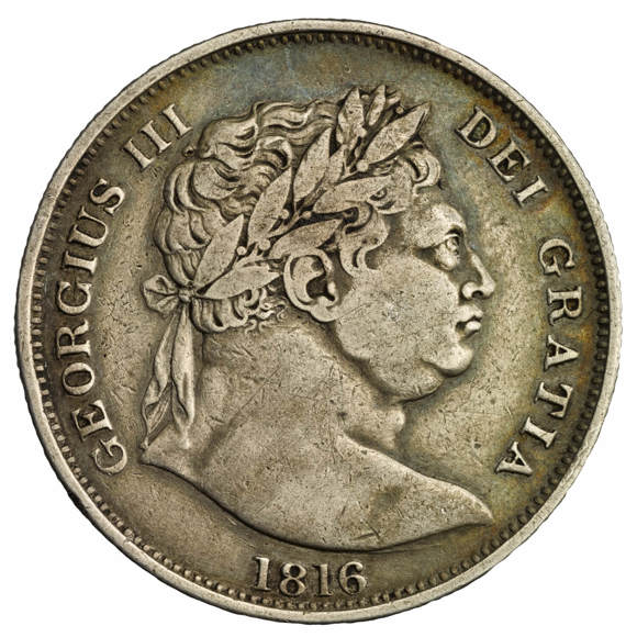 George III Half-crown 1816-1817 Currency Reform Type I 