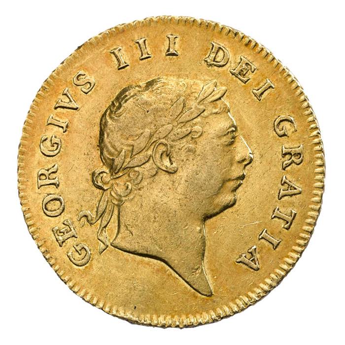 1804–1808 George III Half Guinea Military Type 