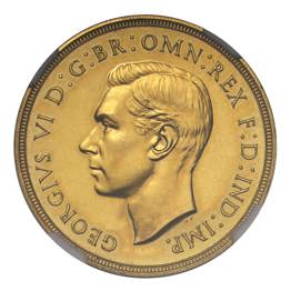 George VI 1937 Proof Two Pounds - Double Sovereign