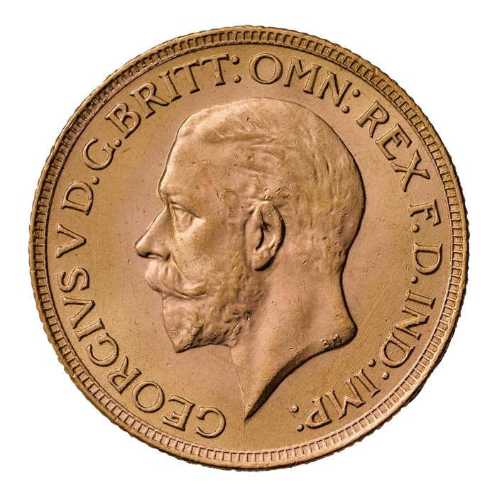 1931 George V Sovereign, South Africa Mint Mark