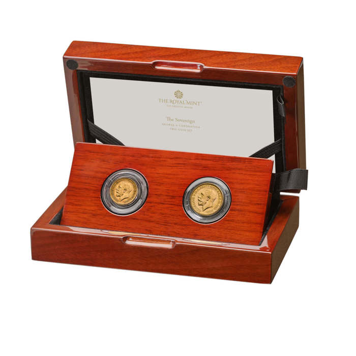 The George V Coronation Two-Coin Sovereign Set