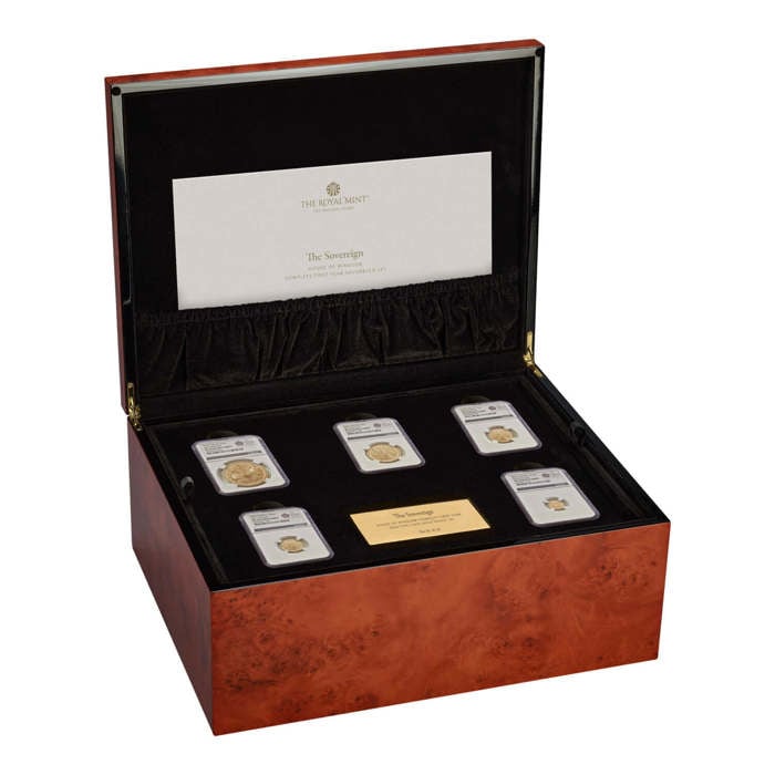 The House of Windsor Complete First Year Sovereign Set 