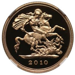 2010 Elizabeth II Half Sovereign