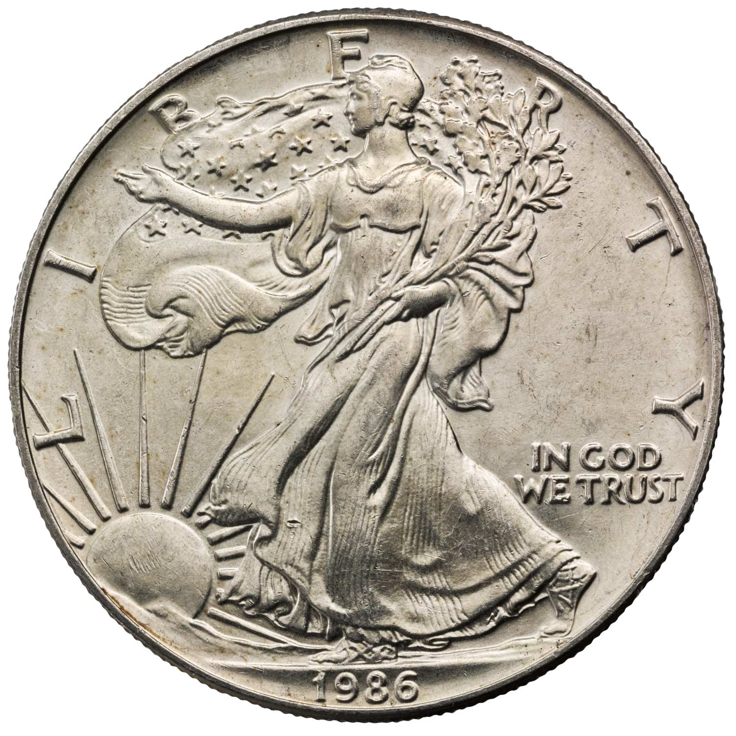 1986 US Silver Dollar