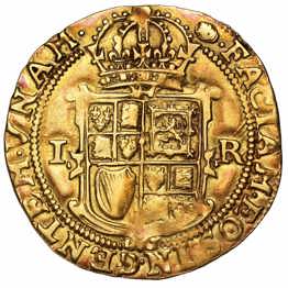James I (1603-25), gold Unite of Twenty Shillings, second Coinage (1604-19)