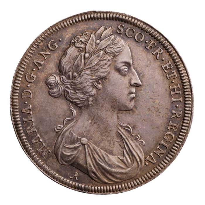 1685 Mary of Modena Coronation Medal 