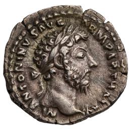 AD 161–180 Marcus Aurelius, Silver Denarius
