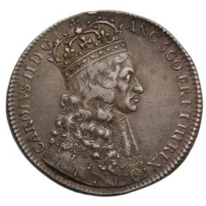 1661 Coronation of Charles II Silver Medal by Thomas Simon