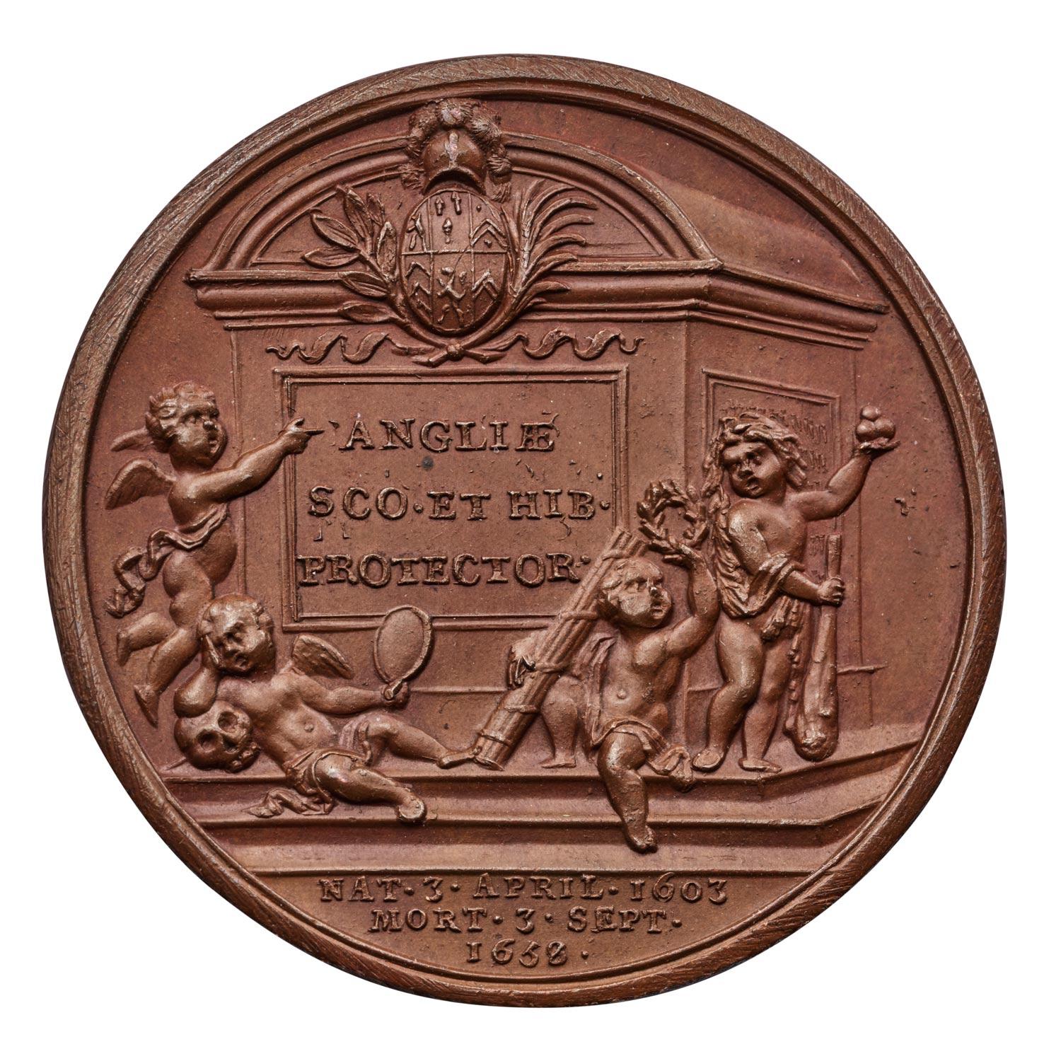 Oliver Cromwell 1658 (Dassier c.1734) Bronze Medal | The Royal Mint