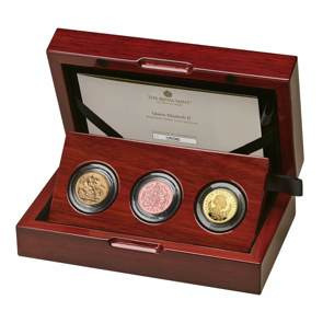 The Queen Elizabeth II Memorial 3-Coin Gold Set