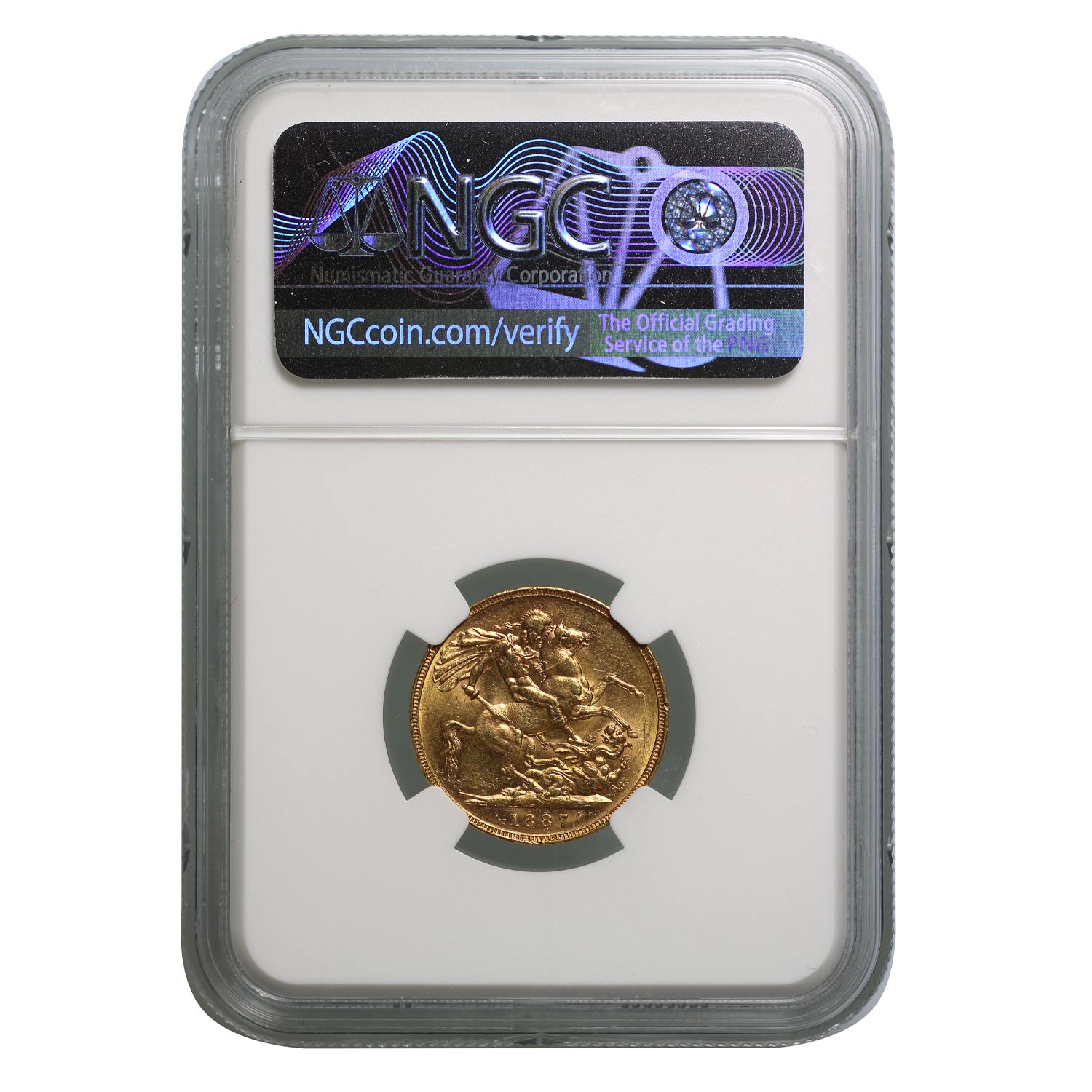 1887 Victoria Jubilee Head Sovereign Melbourne - MS62 | The Royal Mint