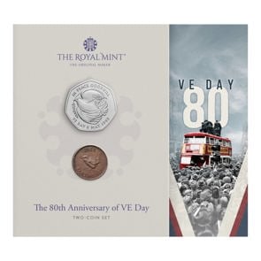 The 80th Anniversary of VE Day Two-Coin Set