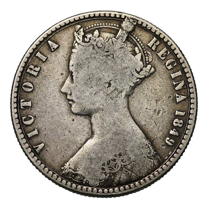 1849 Victoria Silver Florin - 