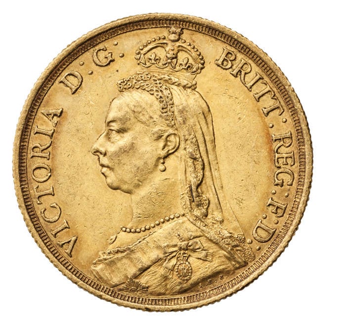 1887 Victoria £2 Double Sovereign