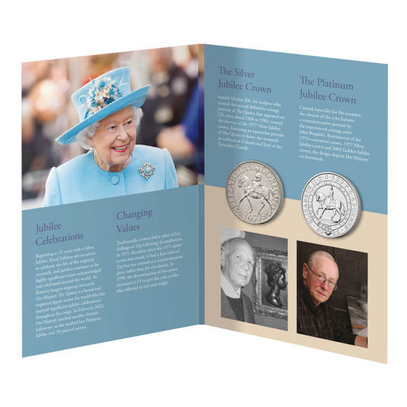 Queen Elizabeth II Jubilee Crown Set