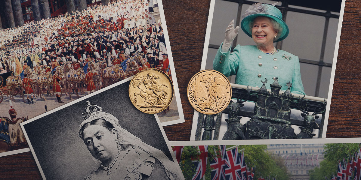 The Diamond Jubilee Sovereign Set