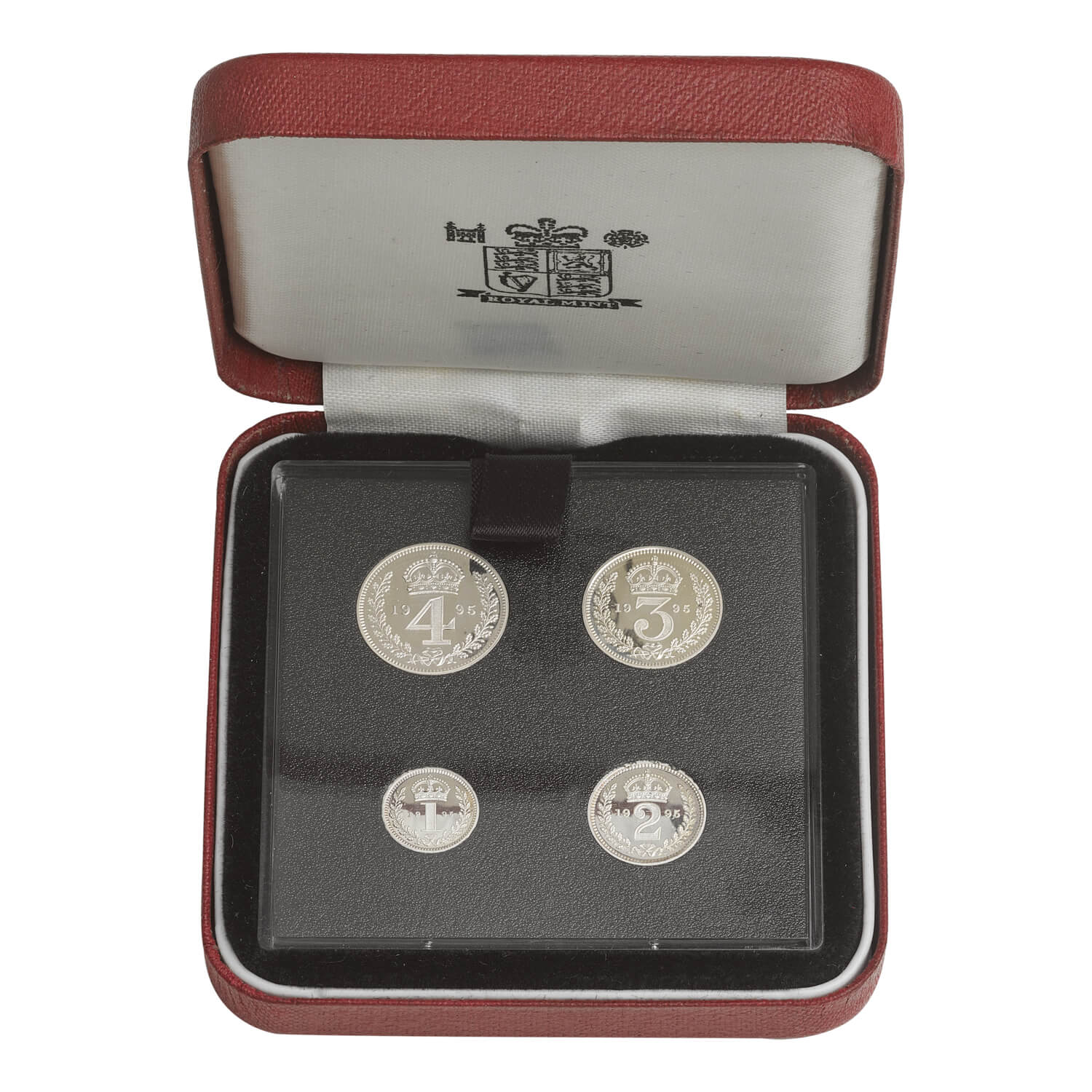 Queen Elizabeth II Silver Maundy Set, 1995 The Royal Mint