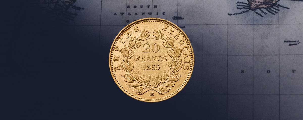 1852-1870 Napoleon III France, Gold 20 Francs 