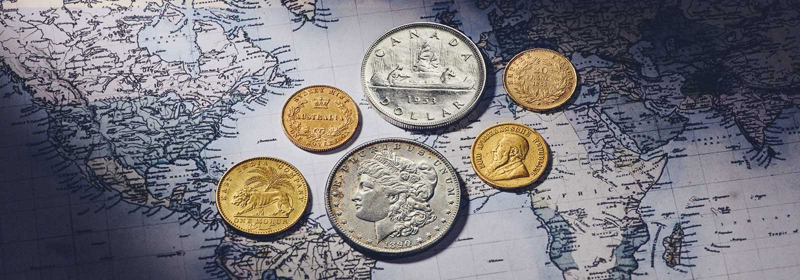 World Coins Map