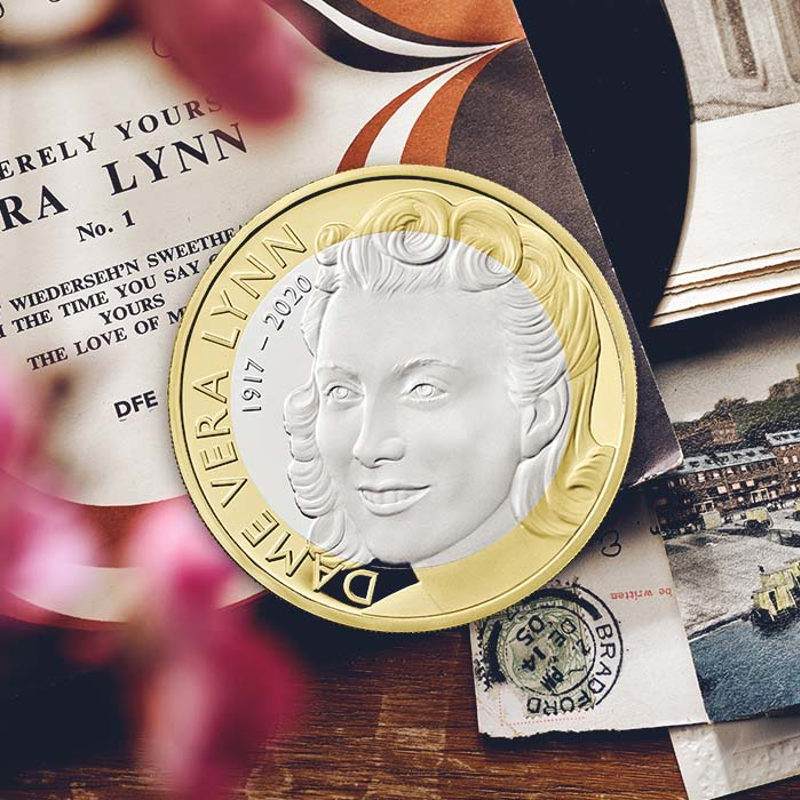 We’ll mint again! The Royal Mint Honours Dame Vera Lynn on £2 coin