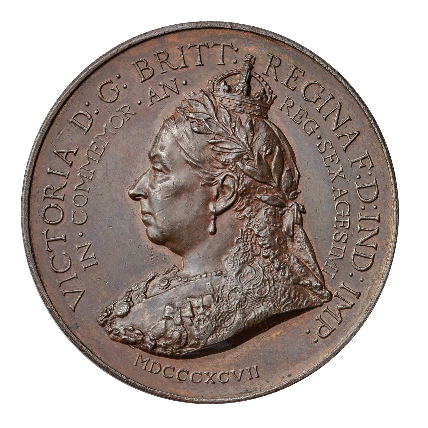 1897, Queen Victoria Diamond Jubilee, Bronze Medal | The Royal Mint