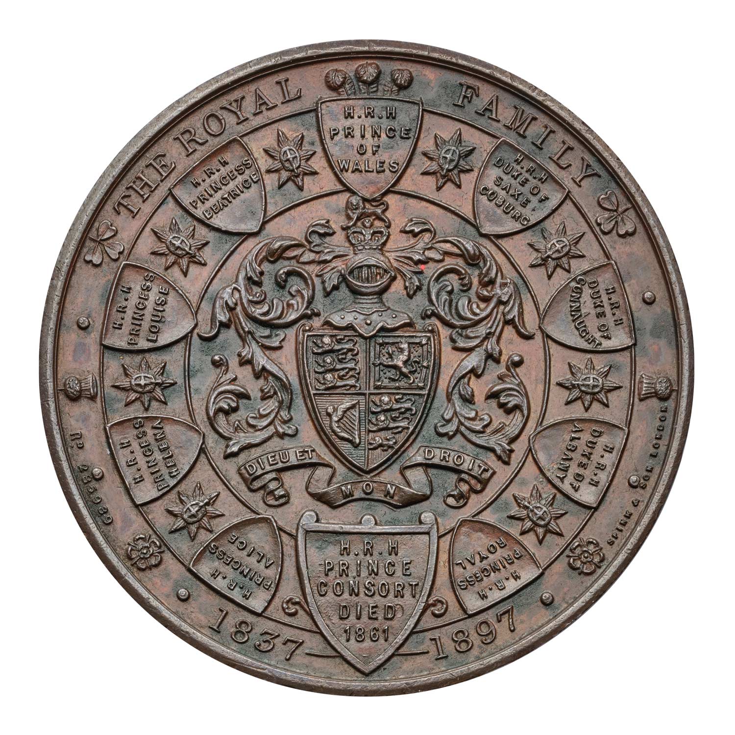 1897, Queen Victoria Diamond Jubilee, Bronze Medal | The Royal Mint