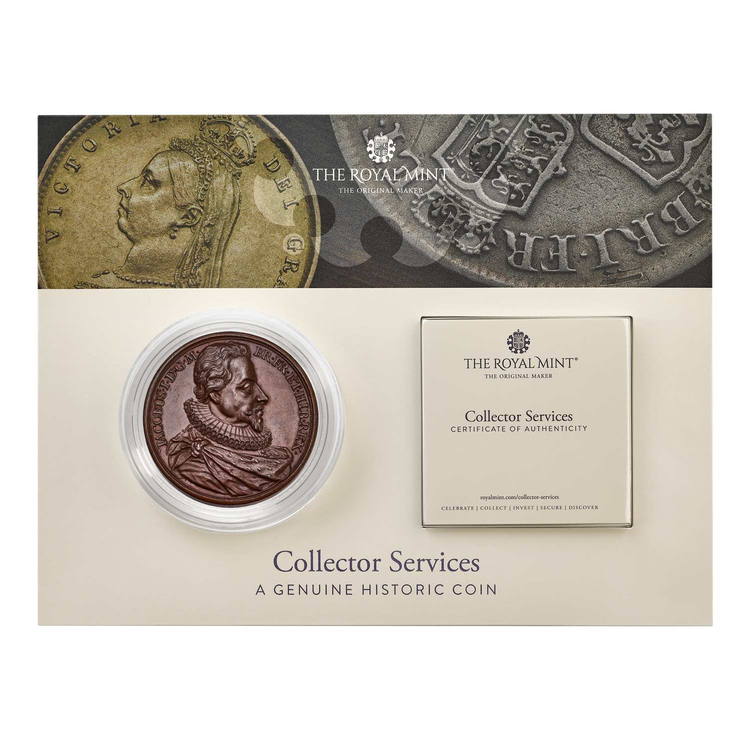 1624 James I 'Dassier' Bronze Medal | The Royal Mint