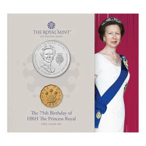 The 75th Birthday of HRH The Princess Royal Two-Coin Set