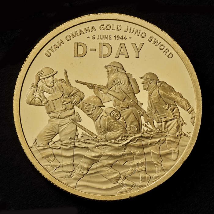 2024 UK D-Day 1oz 999.9 Gold Proof Coin