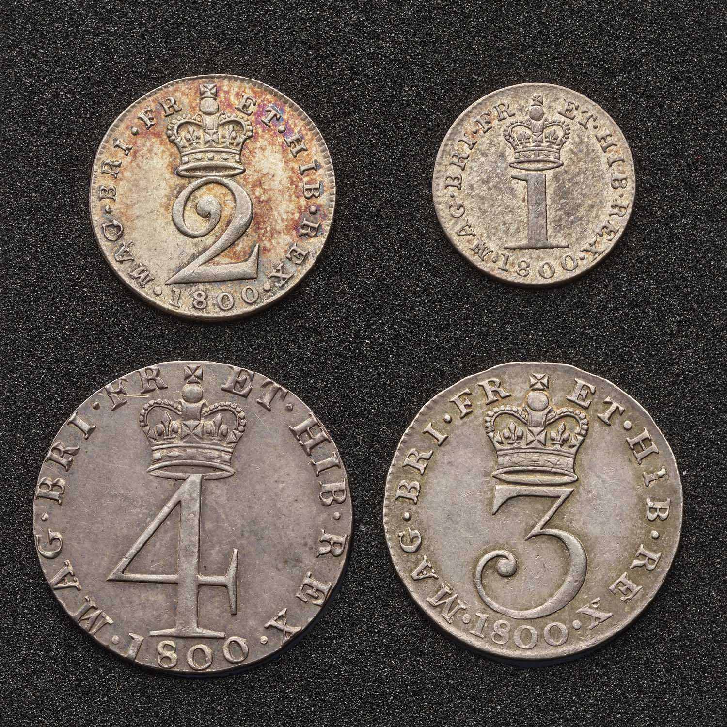 ぱーもねっと伯爵 1800 George III Maundy Set | The Royal Mint