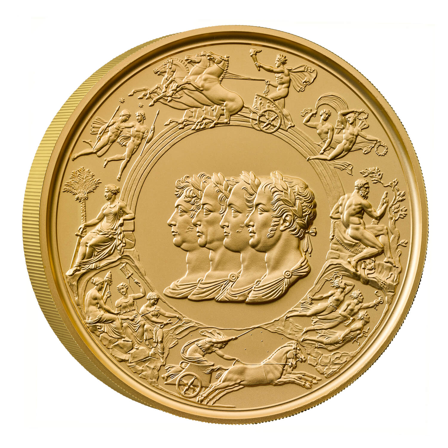 The Waterloo Medal - Allied Leaders 2024 UK 2kg Gold Proof Coin