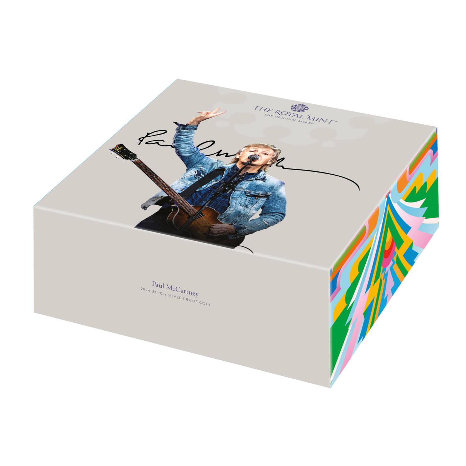 Paul McCartney 2024 UK 10oz Silver Proof Colour Coin | The Royal Mint