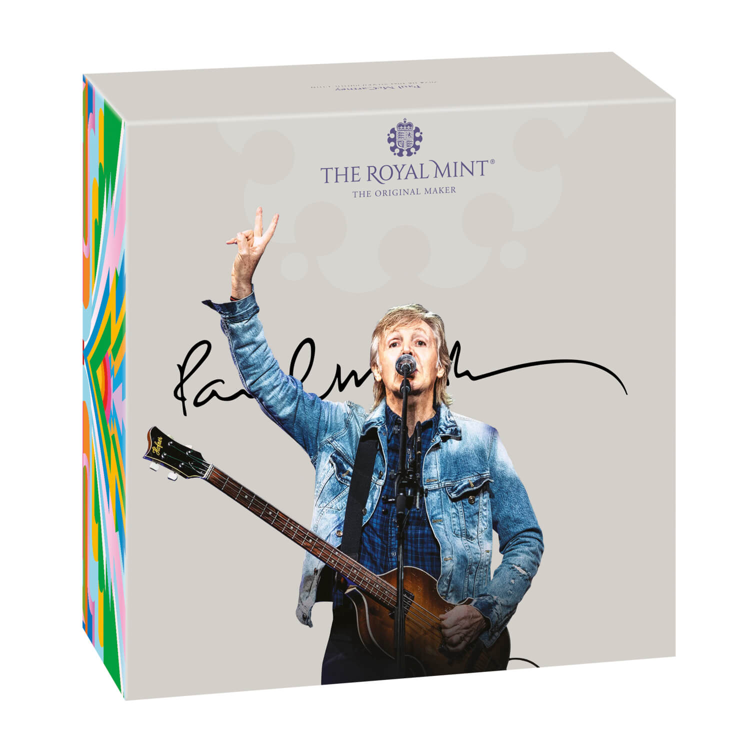 Paul McCartney 2024 UK 10oz Silver Proof Colour Coin | The Royal Mint