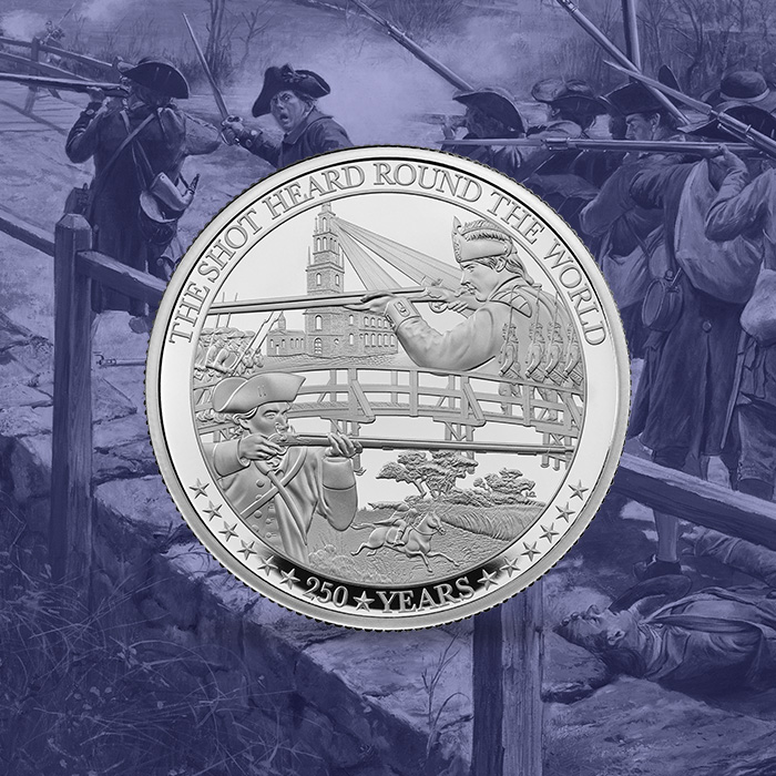 The Battles of Lexington and Concord | The Royal Mint