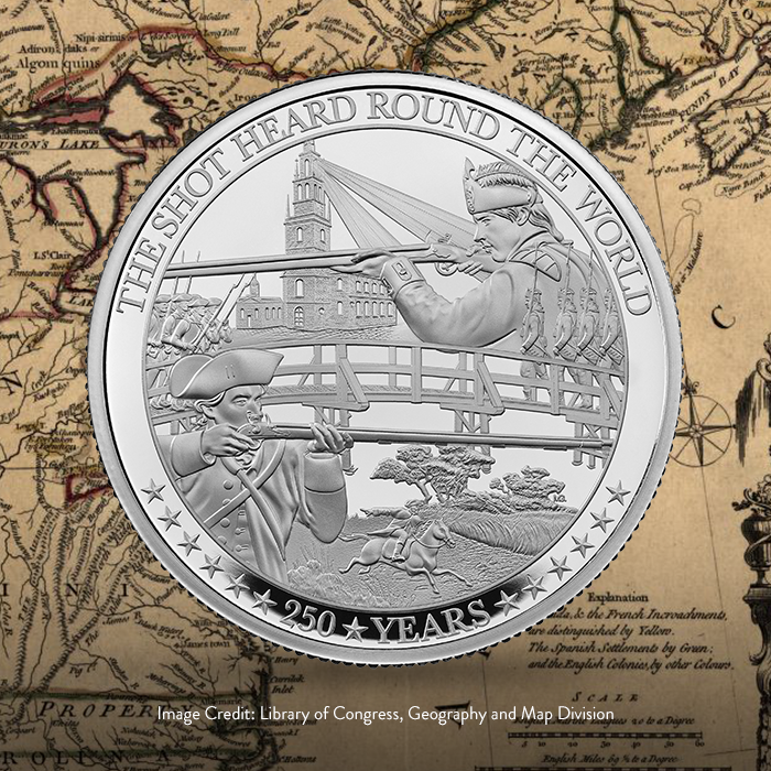 The Battles of Lexington and Concord | The Royal Mint