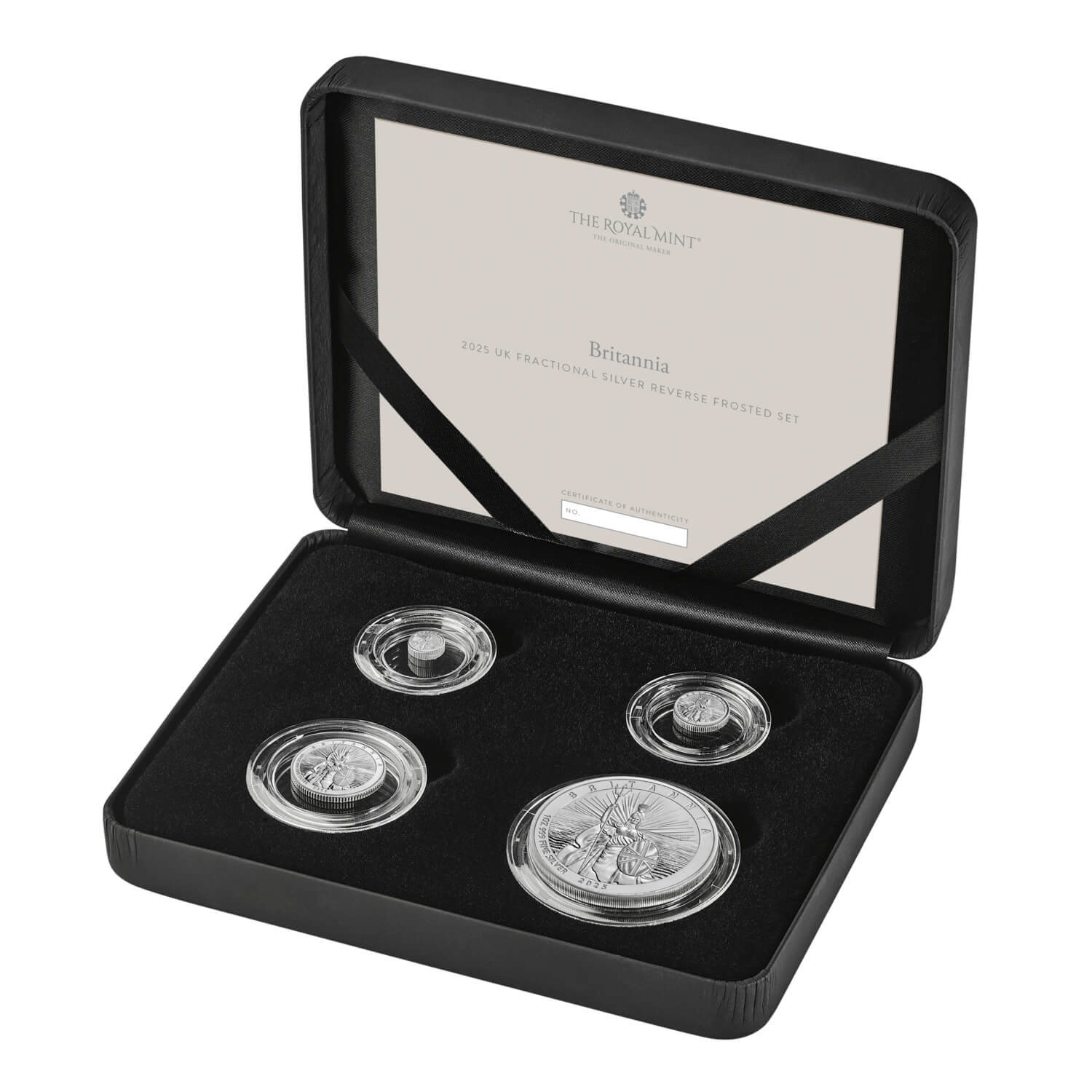 2025 Britannia UK Fractional Silver Reverse Frosted Set | The