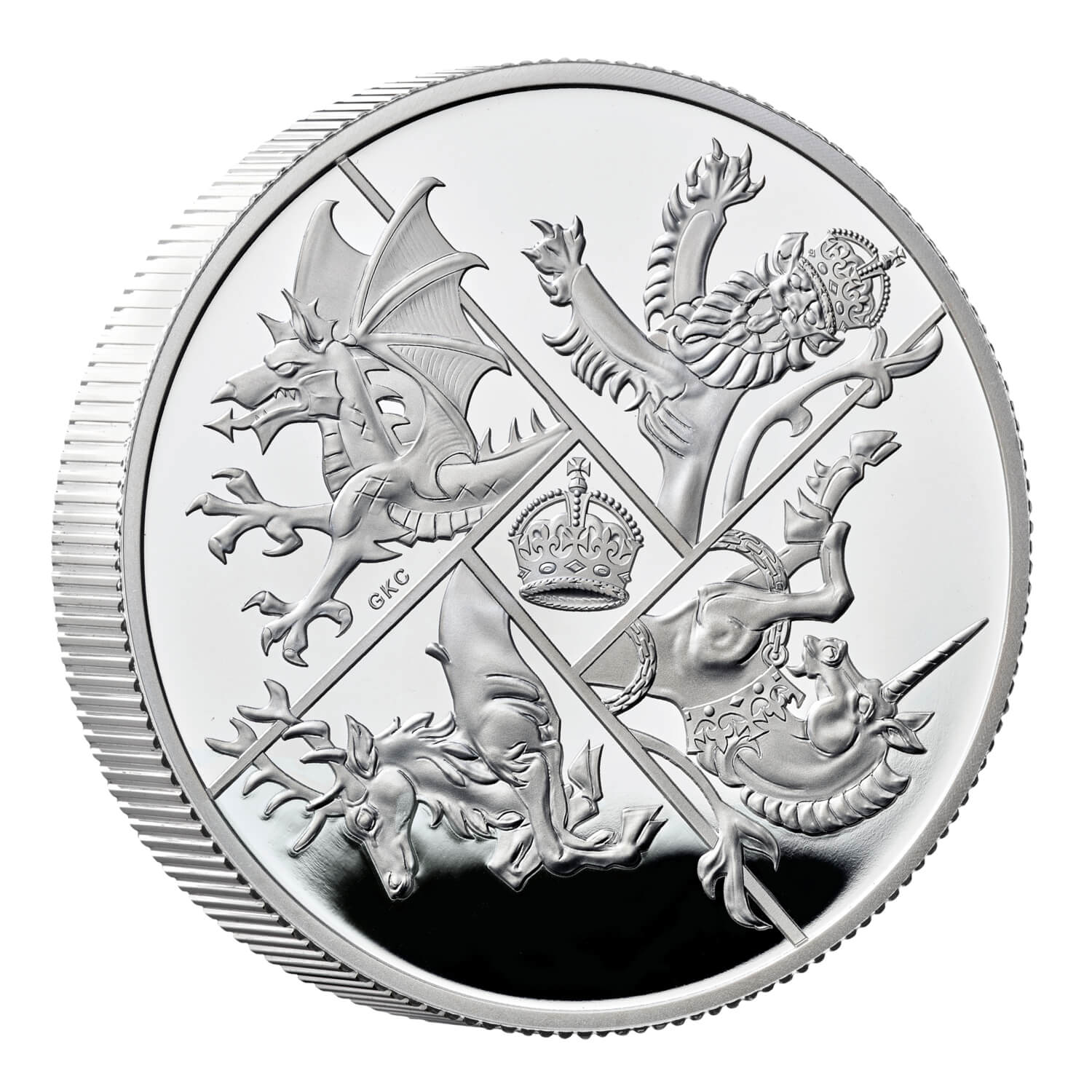 The Four Nations 2025 UK 2oz Silver Proof Coin - 2025 Royal Mint Release