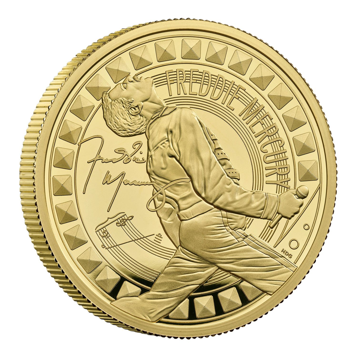 Freddie Mercury 2025 UK 2oz Gold Proof Coin | The Royal Mint