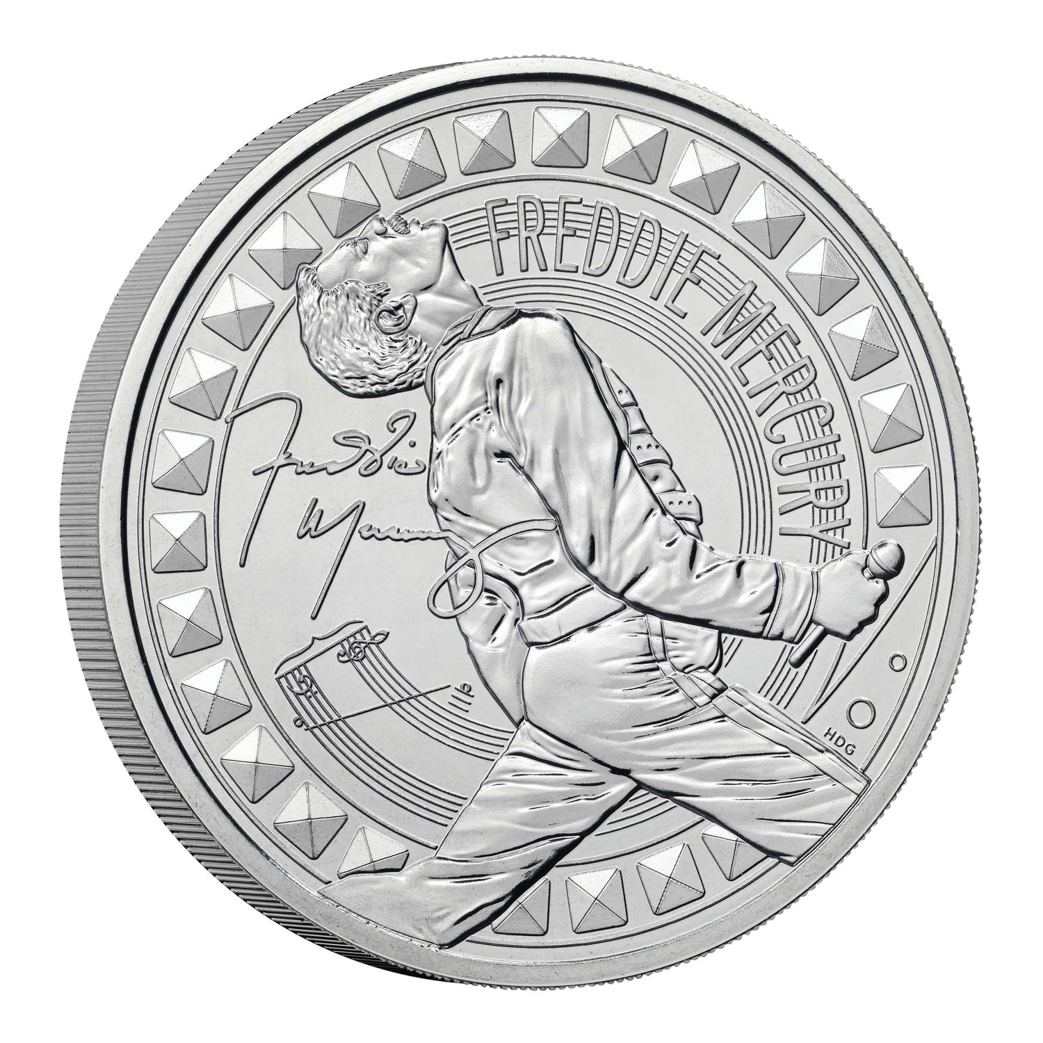 Freddie Mercury 2025 UK £5 Brilliant Uncirculated Coin | The Royal