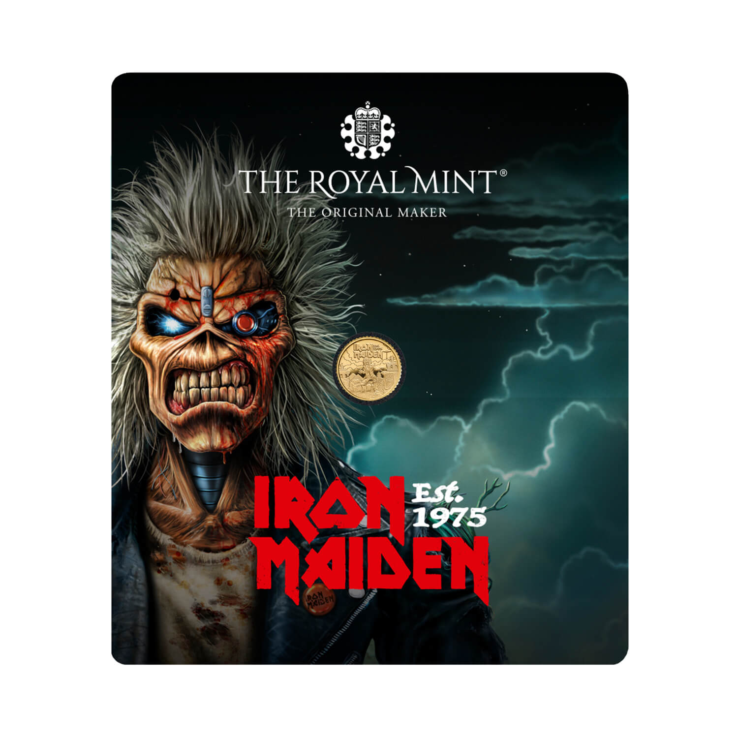 最新 ミュージックレジェンド 2025 イギリス 金貨 アイアンメイデン 最新 ミュージックレジェンド 2025 イギリス 金貨 アイアン