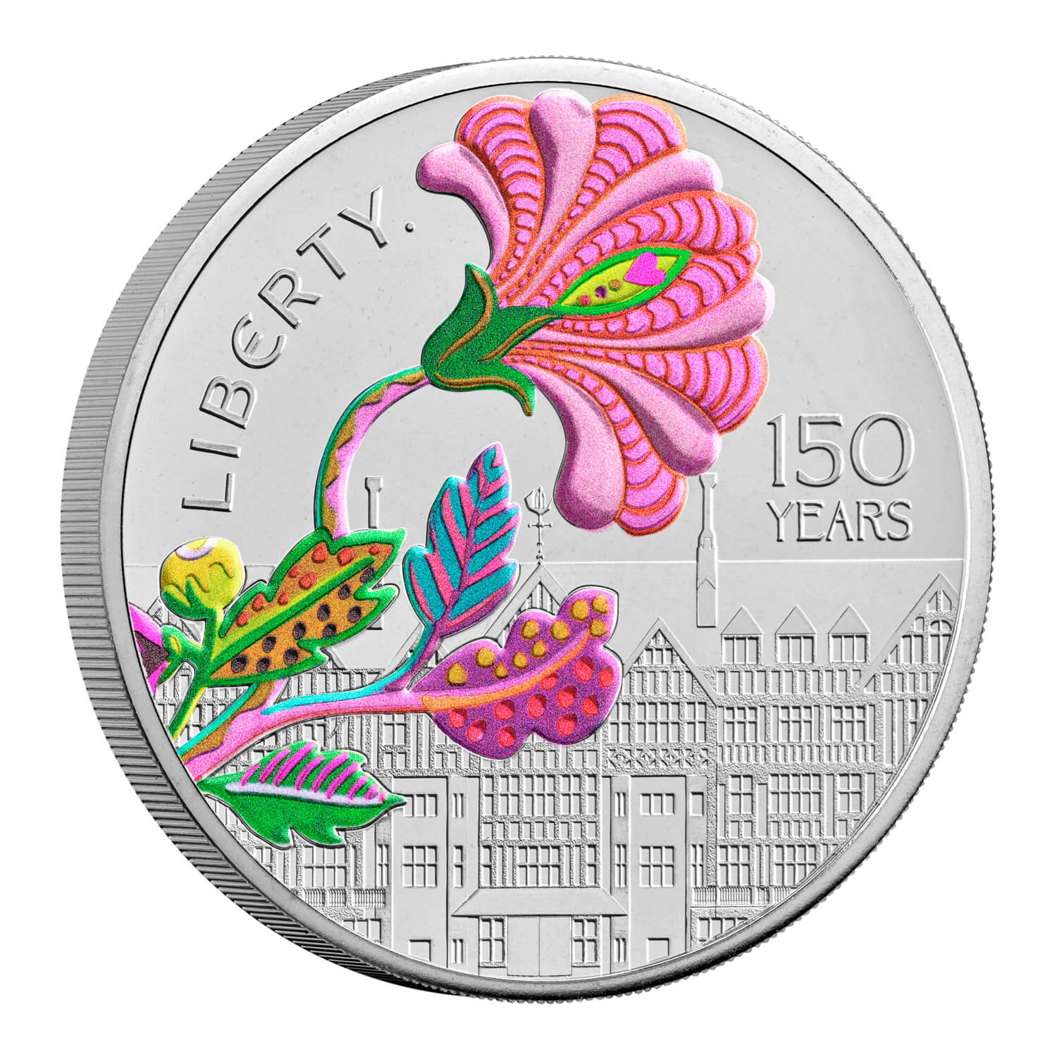 150 Years of Liberty 2025 £5 Brilliant Uncirculated Colour Coin - 2025 Royal Mint Release