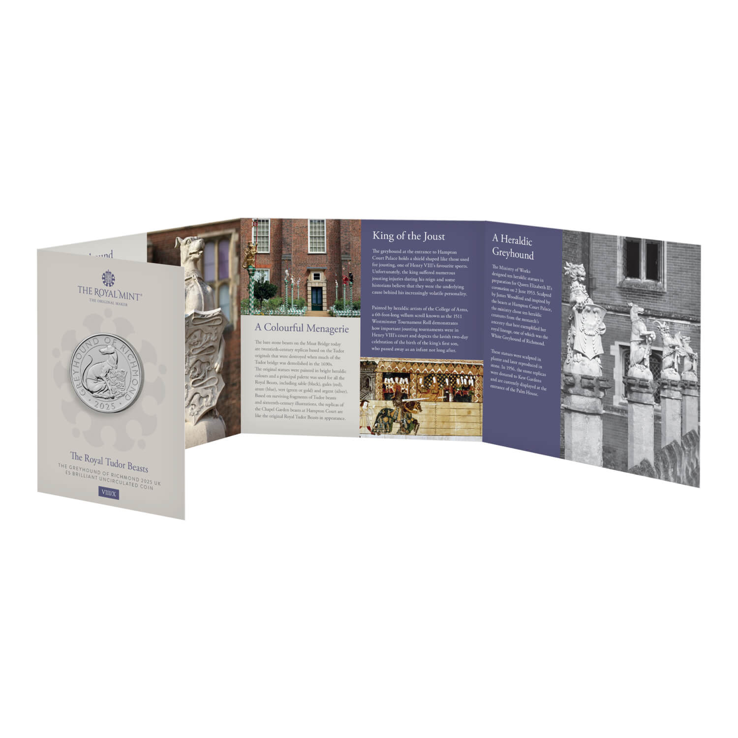 The Royal Tudor Beasts The Greyhound of Richmond 2025 UK £5