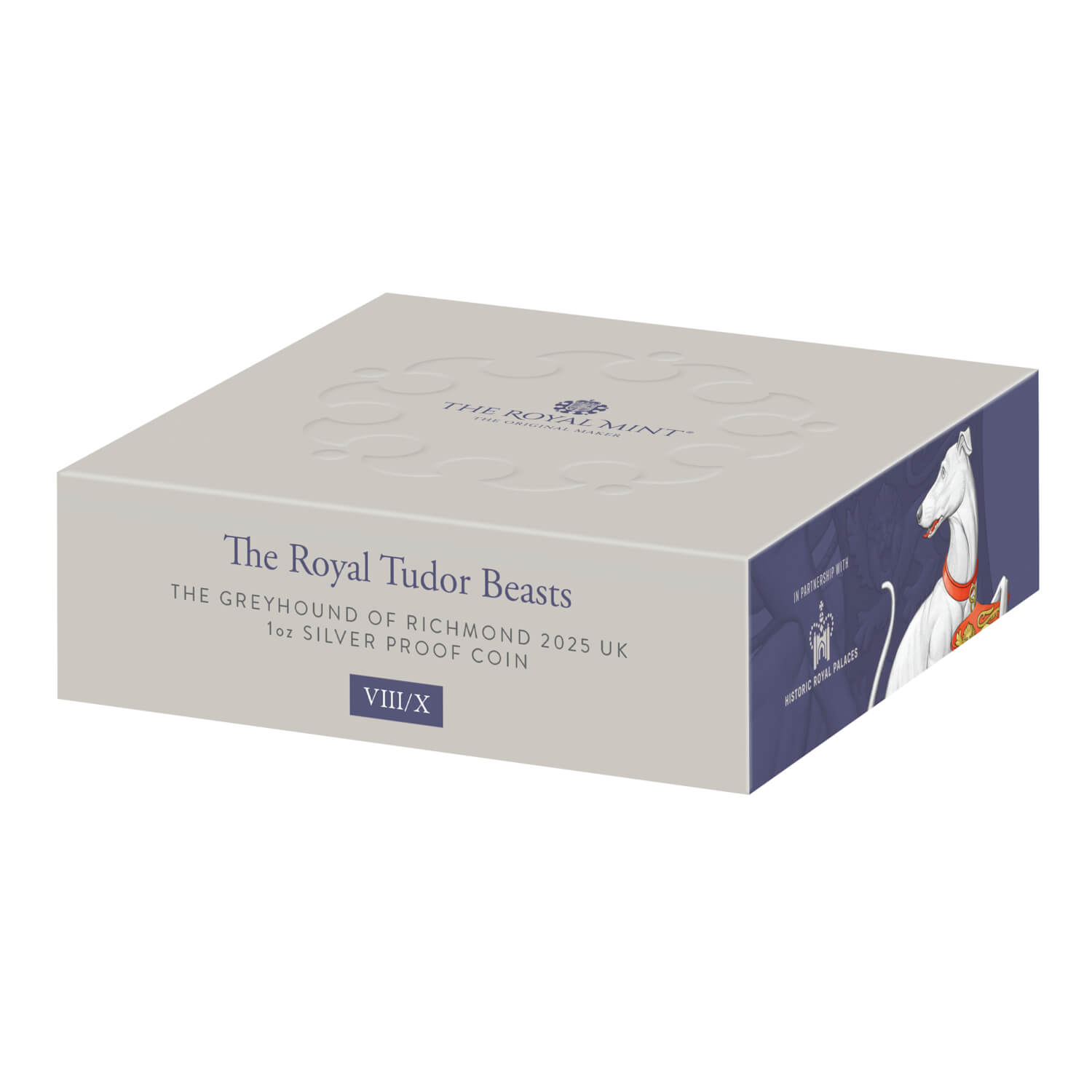 The Royal Tudor Beasts The Greyhound of Richmond 2025 UK 1oz Silver Proof Coin