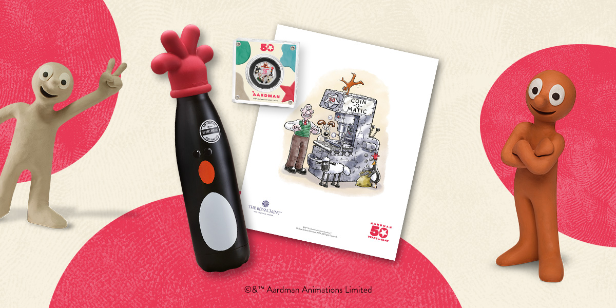 Win Aardman Prizes with The Royal Mint