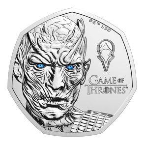 Game of Thrones (Ice) 2026 UK 50p Brilliant Uncirculated Colour Coin