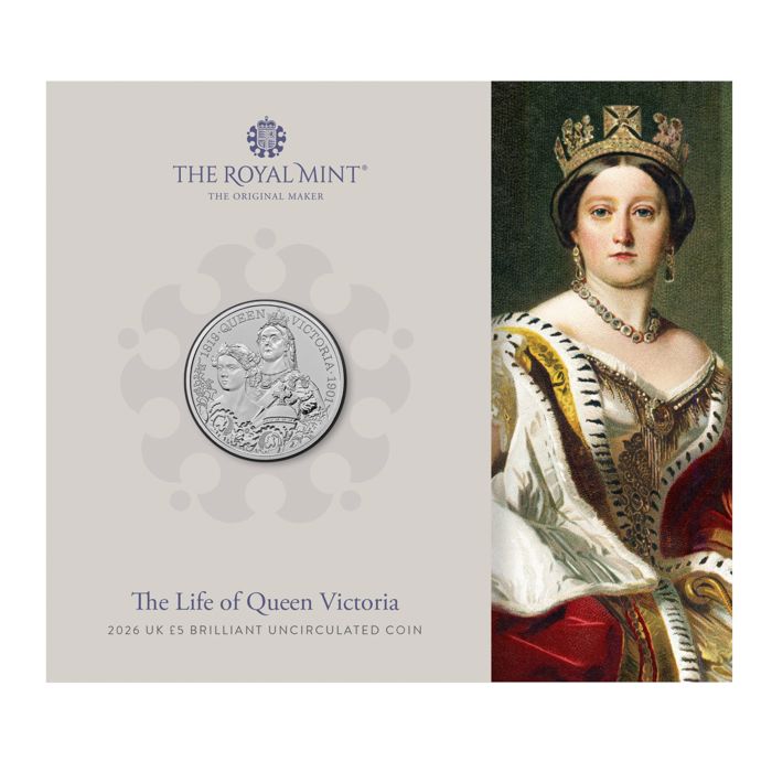 The Life of Queen Victoria UK 2026 £5 Brilliant Uncirculated Coin